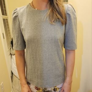 Ann Taylor Grey blouse
